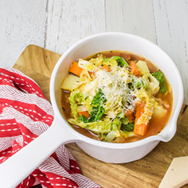 Winter-Minestrone mit Wirsing
