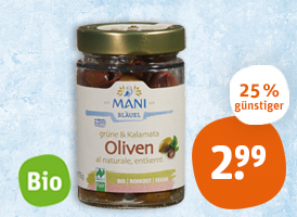 Naturland Mani Bläuel Bio-Oliven