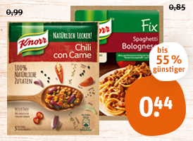 Knorr Fix oder Knorr natürlich lecker