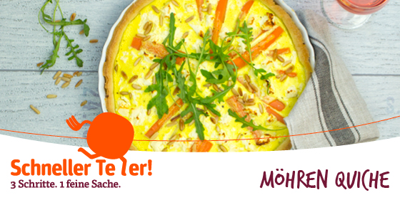 Möhren-Quiche