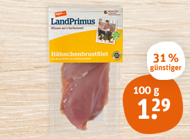 tegut... LandPrimus Hähnchenbrustfilet