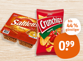 Lorenz Crunchips, Naturals oder Saltletts