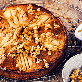 Birnen-Walnuss-Kuchen