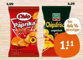 Chio Chips, funny-frisch Flippies oder funny-frisch Chipsfrisch