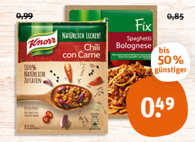 Knorr Fix oder Knorr natürlich lecker