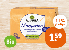 Alnatura vegane Bio-Margarine 