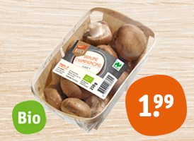 Naturland tegut… Bio- Champignons braun