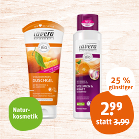 Lavera Shampoo, Spühlung oder Duschgel