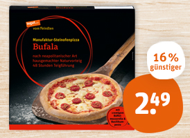 tegut... vom Feinsten Manufaktur-Steinofenpizza oder -Flammkuchen