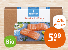 followfish Bio-Lachs-Filets