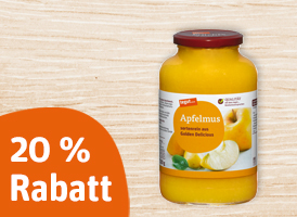 20 % Rabatt auf alle tegut... Obstkonserven im Glas