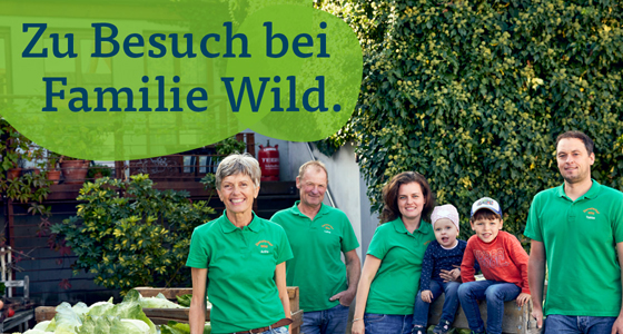 Zu Besuch bei Familie Wild.