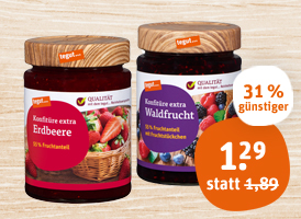 tegut... Konfitüre extra oder Marmelade