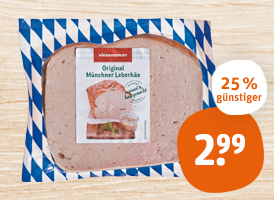 Vinzenz Murr Pizzaleberkäse oder Original Münchner Leberkäse