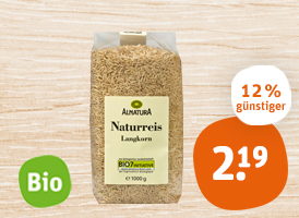 Alnatura Bio-Naturreis Langkorn