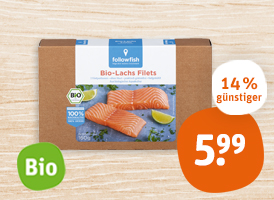 followfish Bio-Lachs-Filets