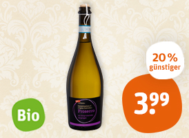 tegut... vom Feinsten Bio-Prosecco