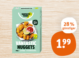 Vantastic Foods Nuggets oder Schnitzel