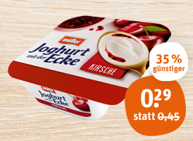 müller Joghurt mit der Ecke