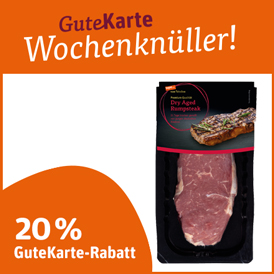 20 % Rabatt auf tegut... vom Feinsten Dry Aged Rumpsteak