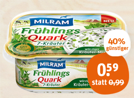 Milram Frühlingsquark oder Sour Cream