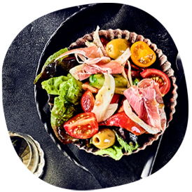 Italienischer Salat mit Antipasti