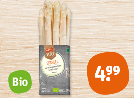 Bioland tegut… Bio-Spargel weiß