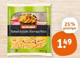 Bürger Schwäbische Eierspätzle oder Eierknöpfle