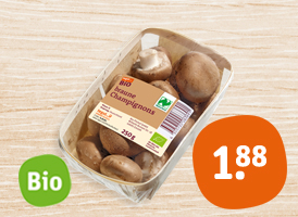 Naturland tegut… Bio-Champignons, braun