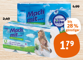 Mach mit... Toilettenpapier oder Haushaltstücher