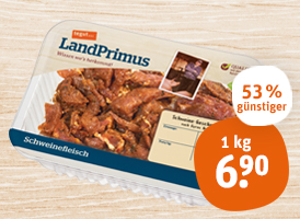 tegut... LandPrimus Schweinegeschnetzeltes