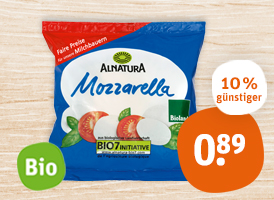 Bioland Alnatura Bio-Mozzarella 