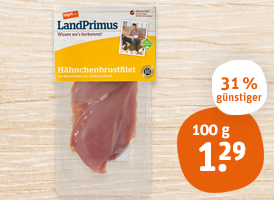 tegut... LandPrimus Hähnchenbrustfilet