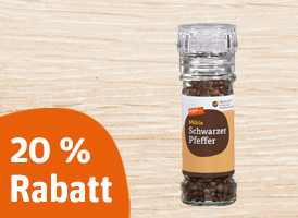 20 % Rabatt auf alle tegut... Gewürze