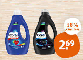 Coral 18% Voll- oder Feinwaschmittel 