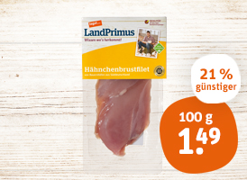 tegut... LandPrimus Hähnchenbrustfilet