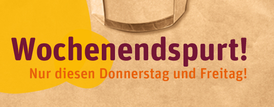 Wochenendspurt