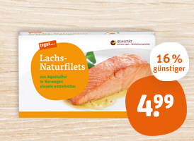 tegut... Lachs-Naturfilets