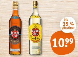 Havana Club 3 Añejo oder Añejo Especial