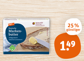 tegut... Deutsche Markenbutter