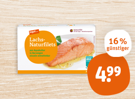 tegut... Lachs-Naturfilets