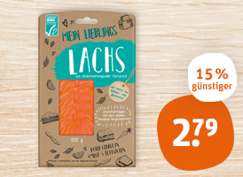 Krone Mein Lieblings-Lachs, Graved Lachs oder Wildlachs