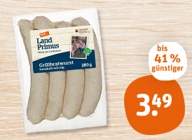 tegut LandPrimus Bratwurst gebrüht