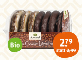 Alnatura feine Bio-Oblaten-Lebkuchen