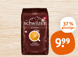 Schwiizer Schüümli Kaffeebohnen