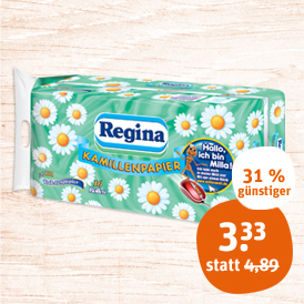 Regina Kamillen-Toilettenpapier XL-Pack