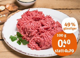 Hackfleisch gemischt oder Schweinehackfleisch