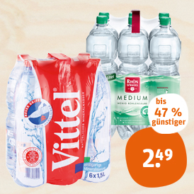 Vittel oder RhönSprudel Mineralwasser