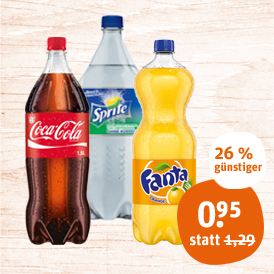 Coca-Cola, Fanta, Sprite oder Mezzo Mix