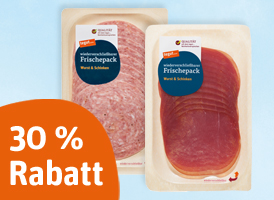 30% Rabatt auf das gesamte konventionelle tegut... Frischepack-Sortiment